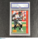 1993 Classic Pro Line Live#5 Mike Pritchard Signed Card Auto PSA Slabbed Falcons