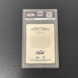 2025 Topps Chrome #AG-LXK Lexis King Signed Card Auto 9 PSA Slabbed