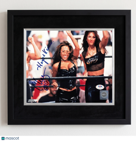 Chae An Signed Wrestling 8x10 Custom Framed Photo PSA Autographed