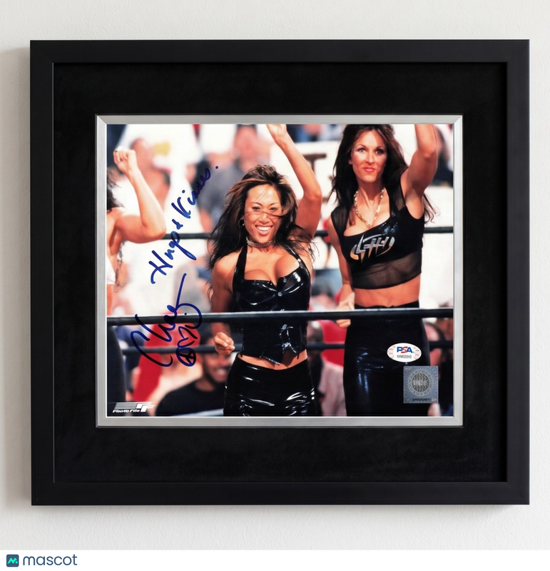Chae An Signed Wrestling 8x10 Custom Framed Photo PSA Autographed