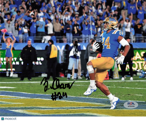 Zach Charbonnet Signed Seattle Seahawks Football 8x10 Photo PSA Autographed
