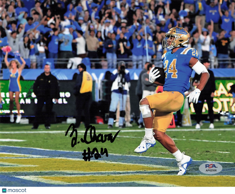 Zach Charbonnet Signed Seattle Seahawks Football 8x10 Photo PSA Autographed