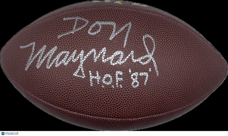 Don Maynard New York Jets Signed Football JSA Autographed