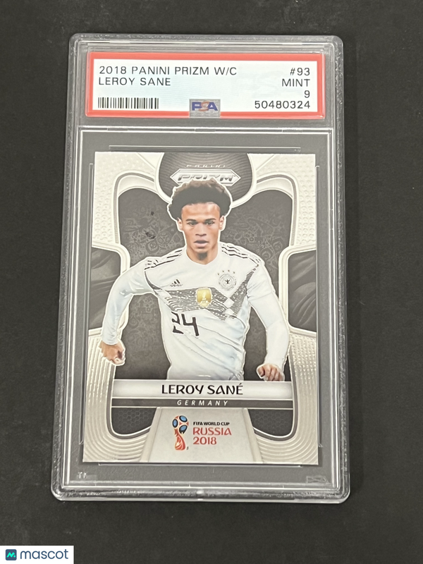 2018 Panini Prizm World Cup #93 Leroy Sane PSA 9