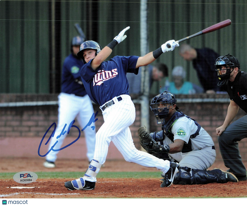 Andrew Bechtold Elizabethton Twins Signed 8x10 Photo PSA