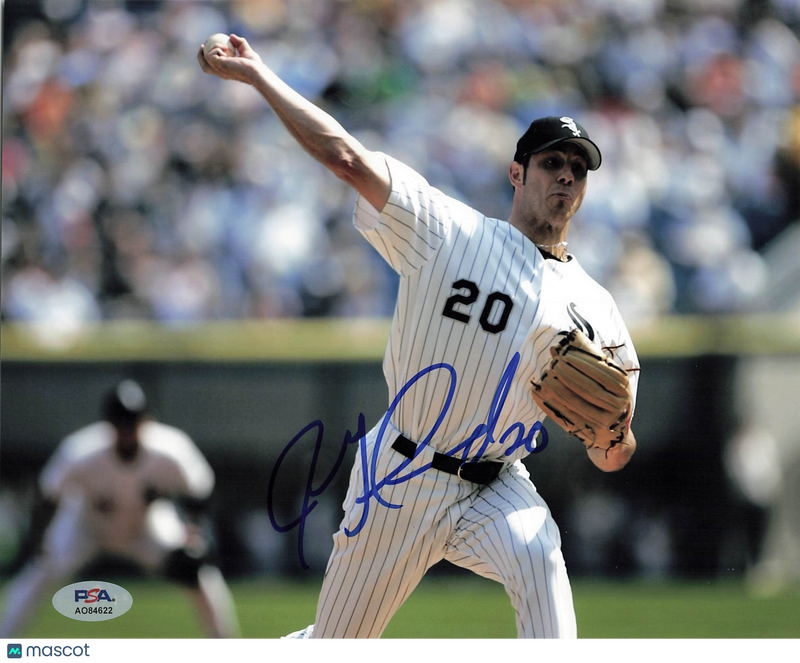Jon Garland Chicago White Sox Signed 8x10 Photo PSA