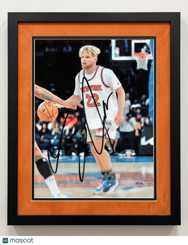 Tristan Jass Signed Basketball Custom Framed 8x10 PSA Autographed