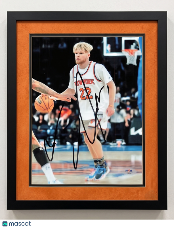 Tristan Jass Signed Basketball Custom Framed 8x10 PSA Autographed