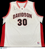 Stephen Curry Signed Jersey PSA Davidson Wildcats Autographed