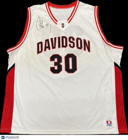 Stephen Curry Signed Jersey PSA Davidson Wildcats Autographed