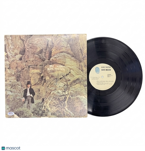Dave Mason Signed Alone Together Vinyl PSA Album Autographed