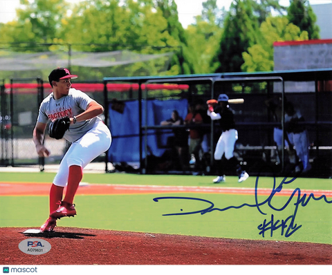 Daniel Espino Baseball Factory National Showcase Team Signed 8x10 Photo PSA