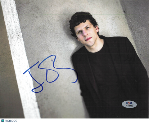 Jesse Eisenberg Signed 8x10 Photo PSA Autographed