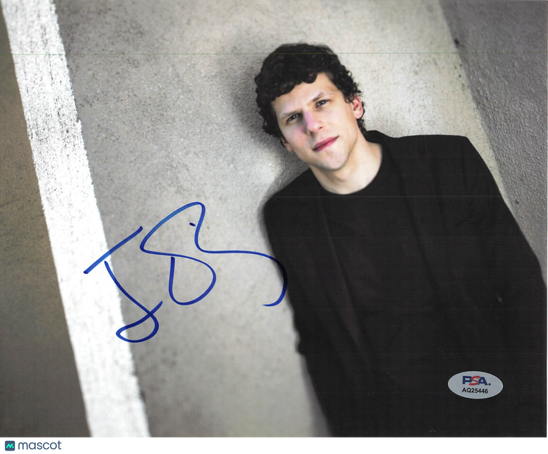 Jesse Eisenberg Signed 8x10 Photo PSA Autographed