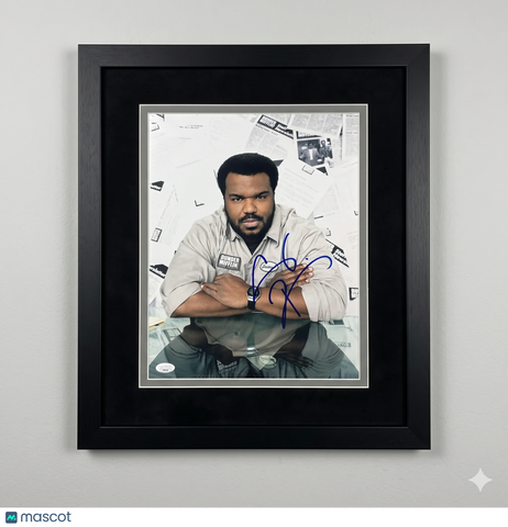 Craig Robinson signed 11x14 Custom Framed photo JSA Autographed