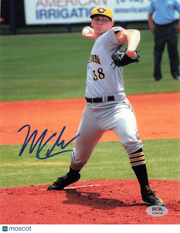 Mitch Keller Bradenton Marauders Signed 8x10 Photo PSA