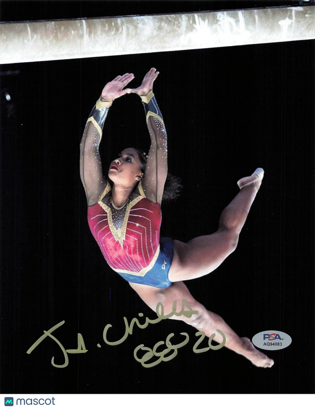 Jordan Chiles Signed Olympic Gymnast 8x10 Photo