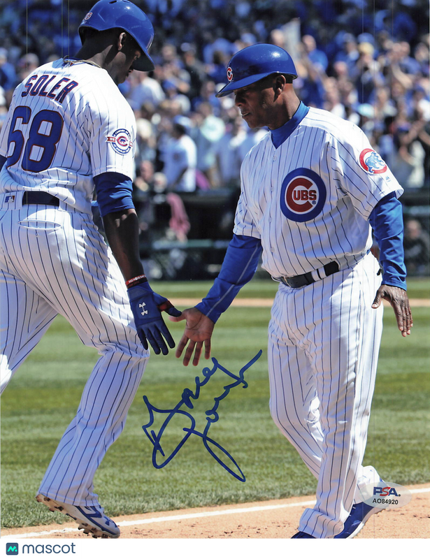 Gary Jones Chicago Cubs Signed 8x10 Photo PSA