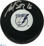 Martin St. Louis Signed Hockey Puck PSA Autographed