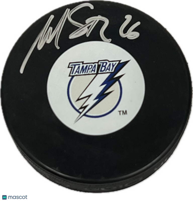 Martin St. Louis Signed Hockey Puck PSA Autographed