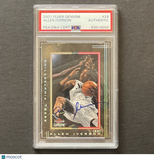 2001 Fleer Genuine#29 Allen Iverson  Signed Card Auto PSA Slabbed 76ers