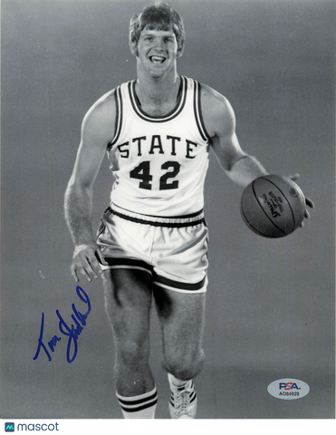 Tim Stoddard NC State Wolfpack Signed Basketball 8x10 Photo PSA