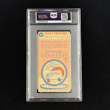 1969 Topps #98 Walt Frazier  Signed Card Auto 10 PSA Slabbed Knicks