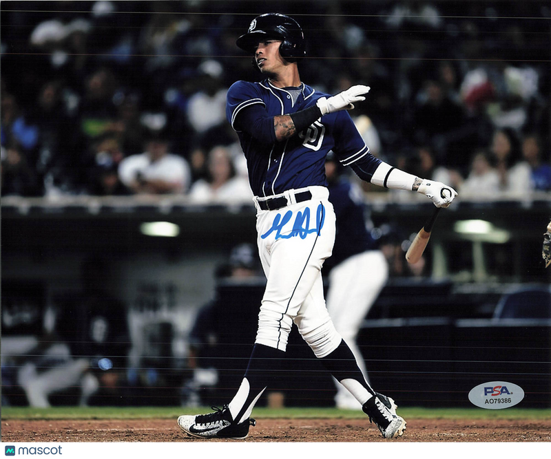 Gabriel Arias San Diego Padres Signed 8x10 Photo PSA
