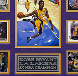 Kobe Bryant Custom Framed Display Los Angeles Lakers Basketball Frame