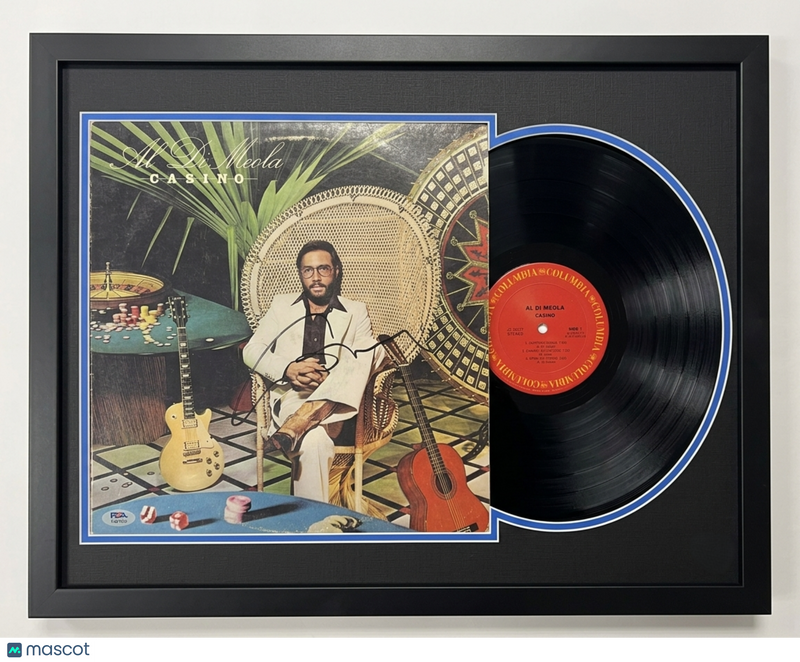 Al Di Meola Signed Casino Custom Framed Vinyl Album PSA Auth