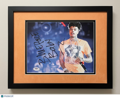 Blueface Signed 8x10 Custom Framed Photo PSA Autographed