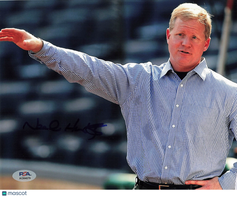 Neal Huntington Pittsburgh Pirates Signed 8x10 Photo PSA
