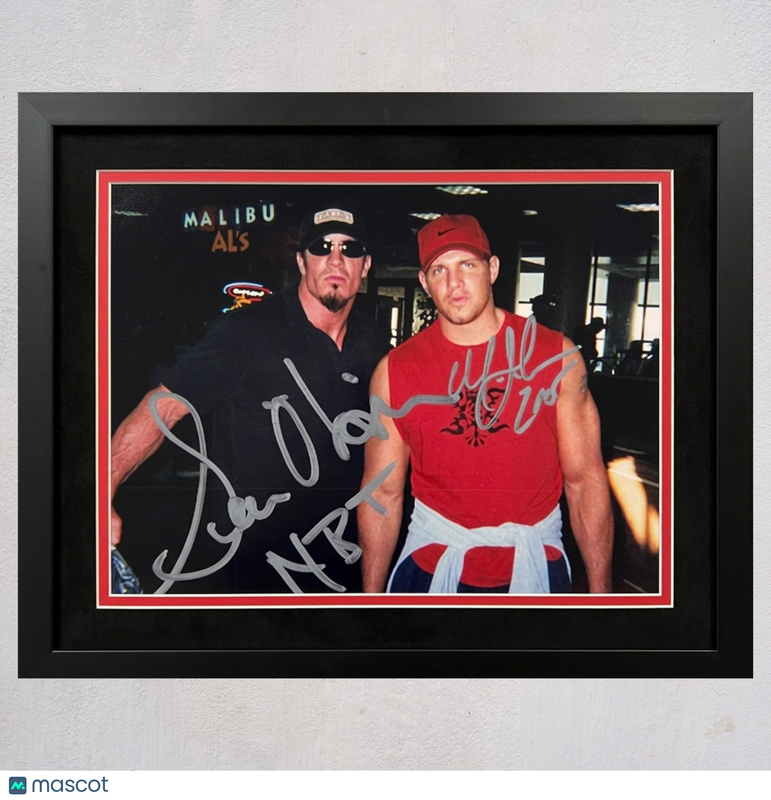 Sean O'Haire and Mark Jindrak Signed Wrestling 8x10 Custom Framed Photo PSA