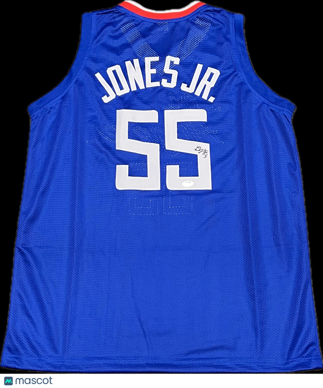 Derrick Jones Jr Signed Los Angeles Clippers Jersey