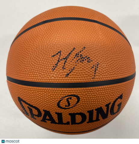 Milos Uzan Signed Basketball PSA Houston Cougars