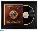 Martin Barre Signed Jethro Tull's Rock Island Custom Framed Vinyl Album PSA