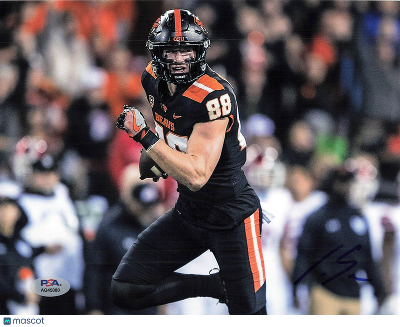 Luke Musgrave Signed Oregon State Beavers Football 8x10 Photo PSA Autographed