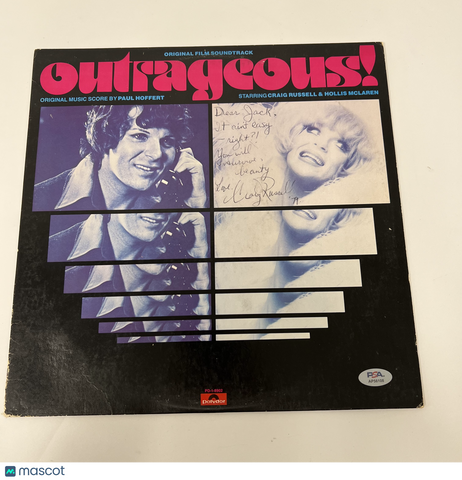 Craig Russell Signed Vinyl PSA/DNA Autographed Outrageous!