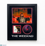 The Weeknd Signed CD Cover 16x20 Framed PSA Autographed Hurry up Tomorrow