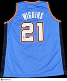Aaron Wiggins Signed Oklahoma City Thunder Jersey PSA