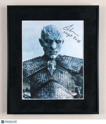 Richard Brake Signed 11x14 Game of Thrones Night King Custom Framed Photo PSA