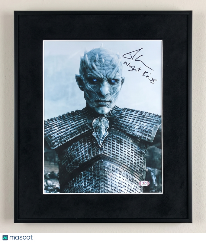 Richard Brake Signed 11x14 Game of Thrones Night King Custom Framed Photo PSA