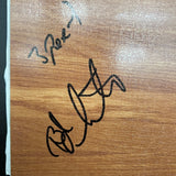 B.J. Armstrong Signed Floorboard PSA Autographed Chicago Bulls