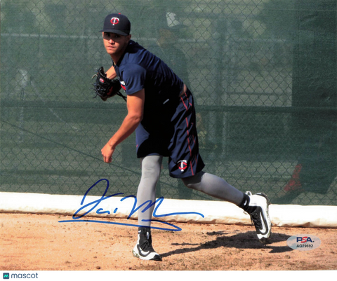 Jovani Moran Minnesota Twins Signed 8x10 Photo PSA