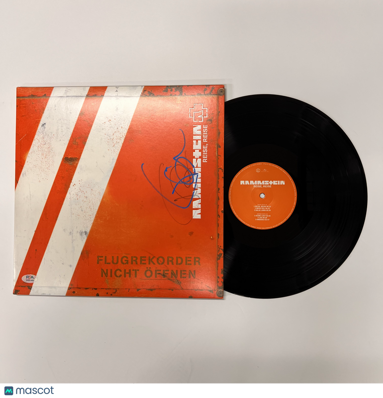 Till Lindemann of Rammstein Signed Reise, Reise Vinyl Album PSA