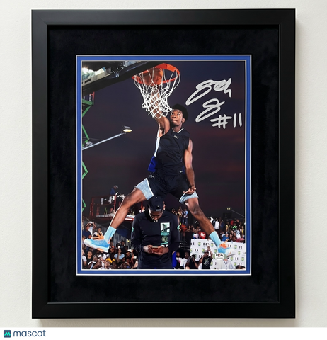 Josh Jackson Kansas Jayhawks Signed Basketball 11x14 Custom Framed Photo PSA