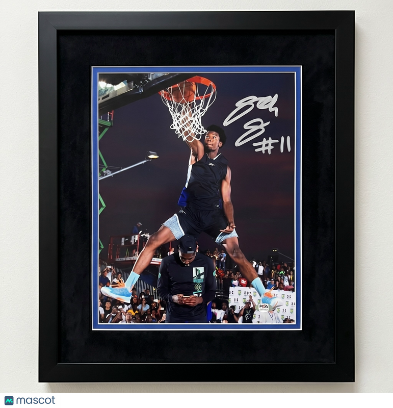 Josh Jackson Kansas Jayhawks Signed Basketball 11x14 Custom Framed Photo PSA