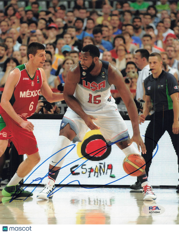 Andre Drummond Signed 8x10 Photo PSA Team USA