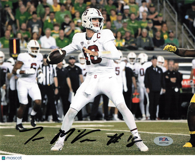 Tanner Mckee Signed 8x10 Photo PSA Autographed Stanford Cardinal