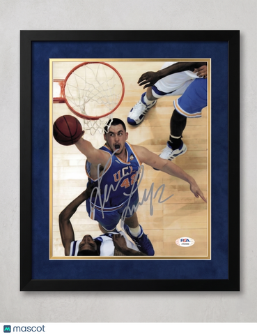Kevin Love UCLA Bruins Signed Basketball 8x10 Custom Framed Photo PSA